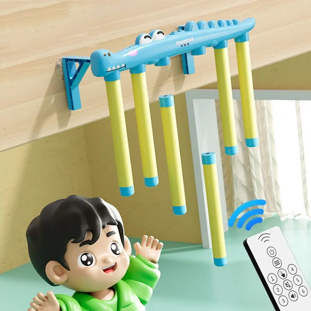 Crocodile Challenge Falling Sticks Game Quick Reaction Exercise Prop Eye And Hand Grabbing Stick Parent-Child Octopus