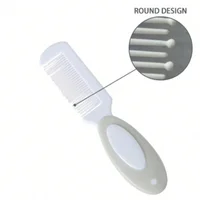 Khaki baby care kit, baby nose inhaler, nail clippers, file, brush, scissors, comb 6 daily cleaning tools 5