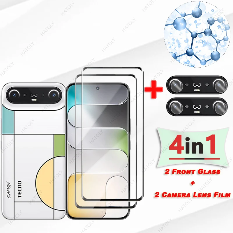 Ultra-Durable 3D Edge Curved Glass Screen and Camera Lens Protector