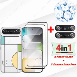 Protezione Ultra-Durevole in Vetro Curvo 3D per Schermo e Obiettivo della Fotocamera