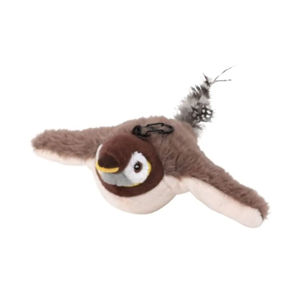 Plush Interactive Cat Toys USB Rechargeable No Flying Cat Toys with Cat Mint Washable Detachable Interactive Cat Kicker Toy 2