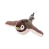 Plush Interactive Cat Toys USB Rechargeable No Flying Cat Toys with Cat Mint Washable Detachable Interactive Cat Kicker Toy 2