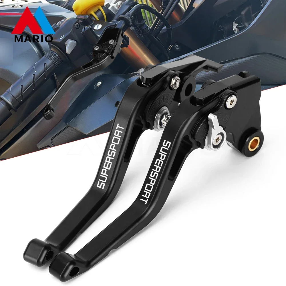 Per Ducati Supersport Supersport S 2017 2018 2019 Accessori Moto Leve Frizione Freno Corte Regolabili