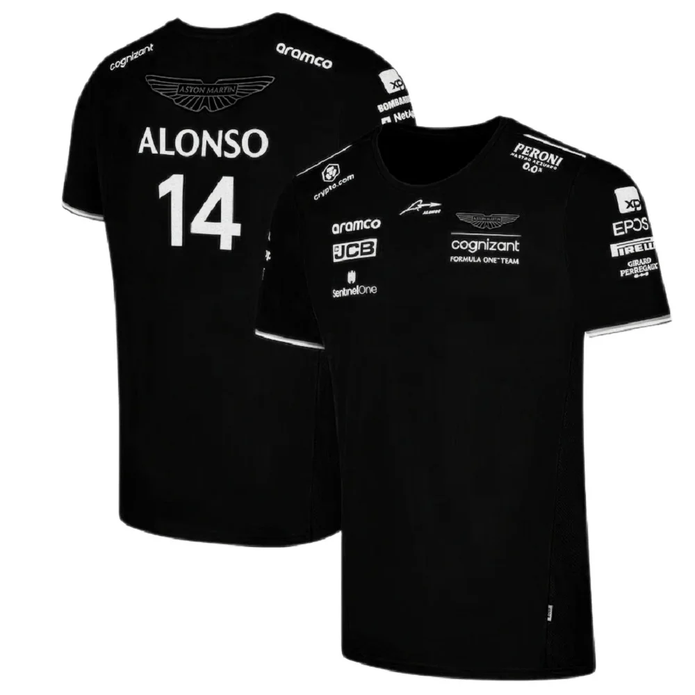 thumbnail image 1 of 2024 nueva camiseta de secado rápido para hombre, traje de motociclismo de carreras de F1, camiseta de manga corta de secado rápido transpirable de verano, camiseta cruzada, 1 of 5