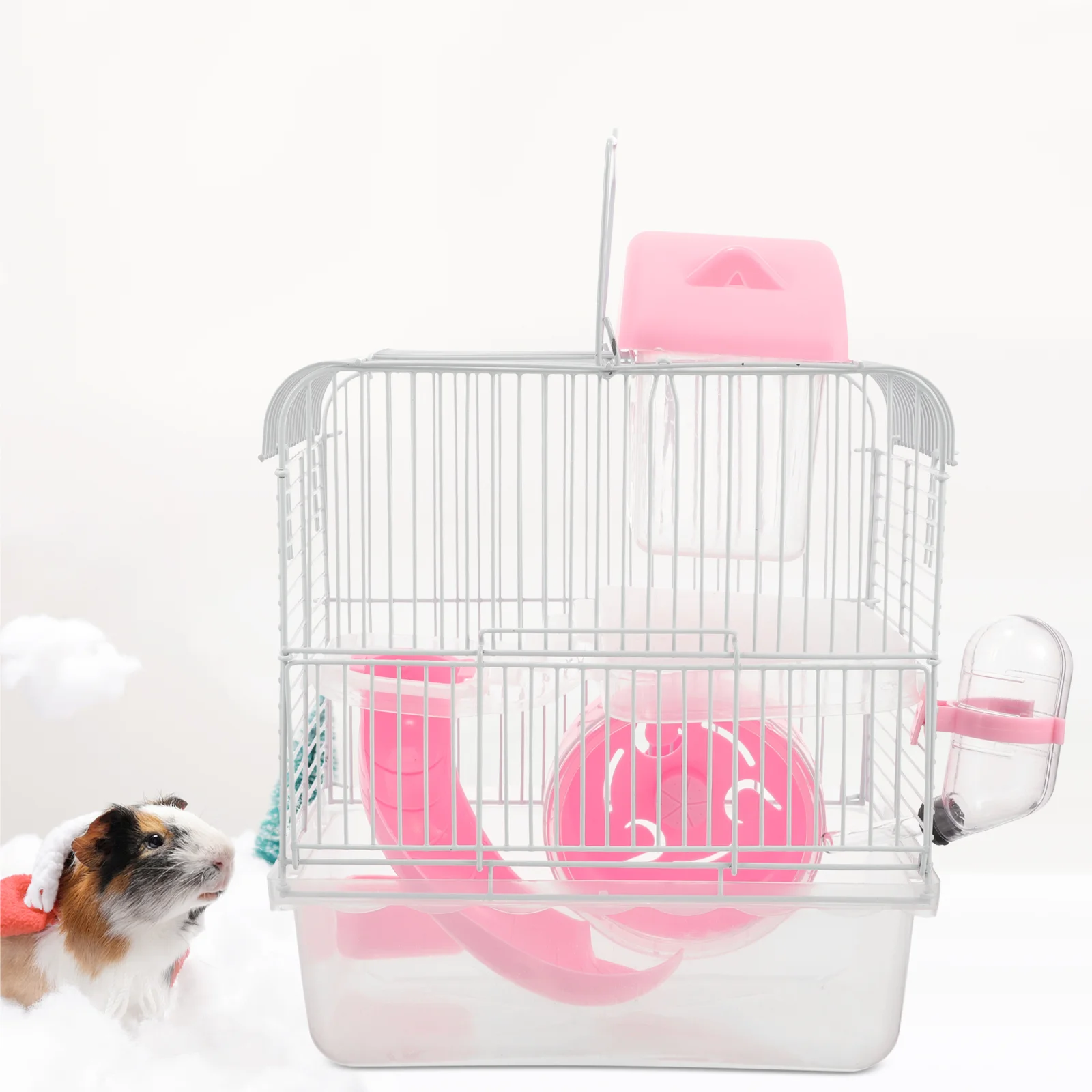 

Double Layer Rat Cage Hamster Cage Rat Wire Cage Large Space Dwarf Hamsters Cage