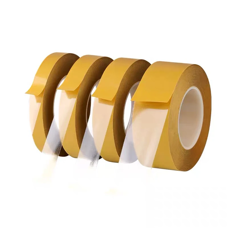 1Roll 50M PET Double Sided Super Sticky Adhesive Tape Heat Resistant 0