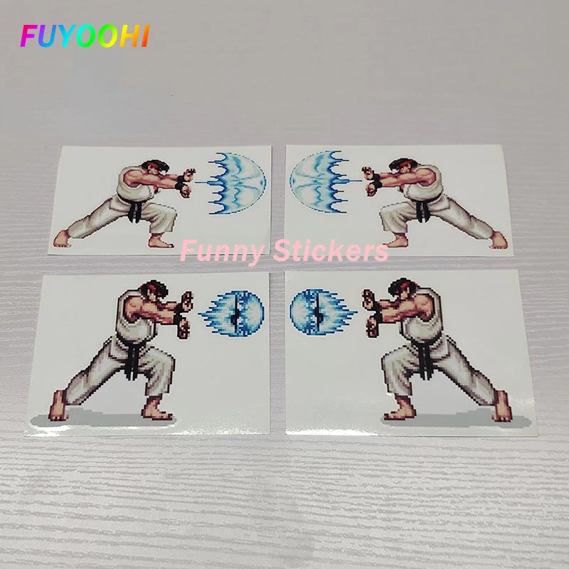 Street Fighter Ryu Refrigerator Bumper Sticker - Weatherproof Vinyl Decal For Cars, Laptops & More