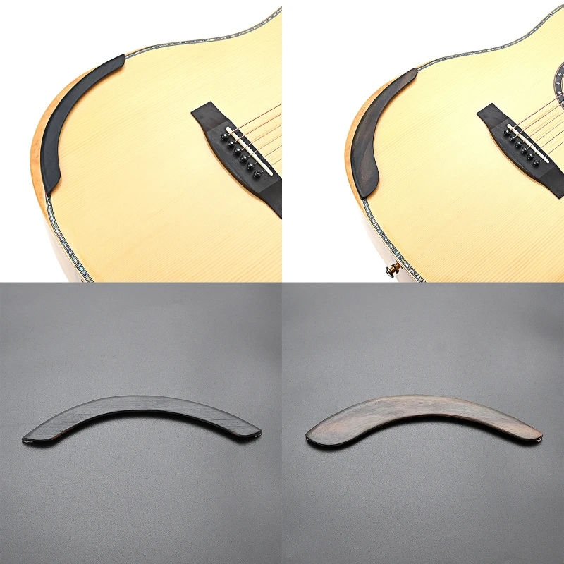 

Acoustic Guitar Arm Rest Solid Wood Guitar Armrest Gauntlets for 39-41 inch Acoustic Guitar Replacement Parts Durable