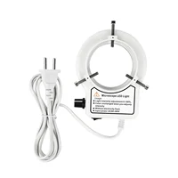 LED Ring Light Illuminator Adjustable Lamp Industry For Binocular Trinocular Microscope  Stereo Industrial Lens Camera Magnifier 5