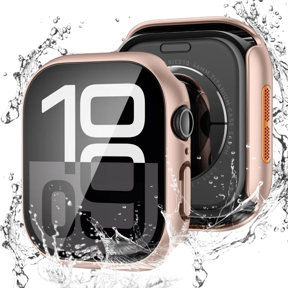 Durable Waterproof Case with Glass Screen Protector