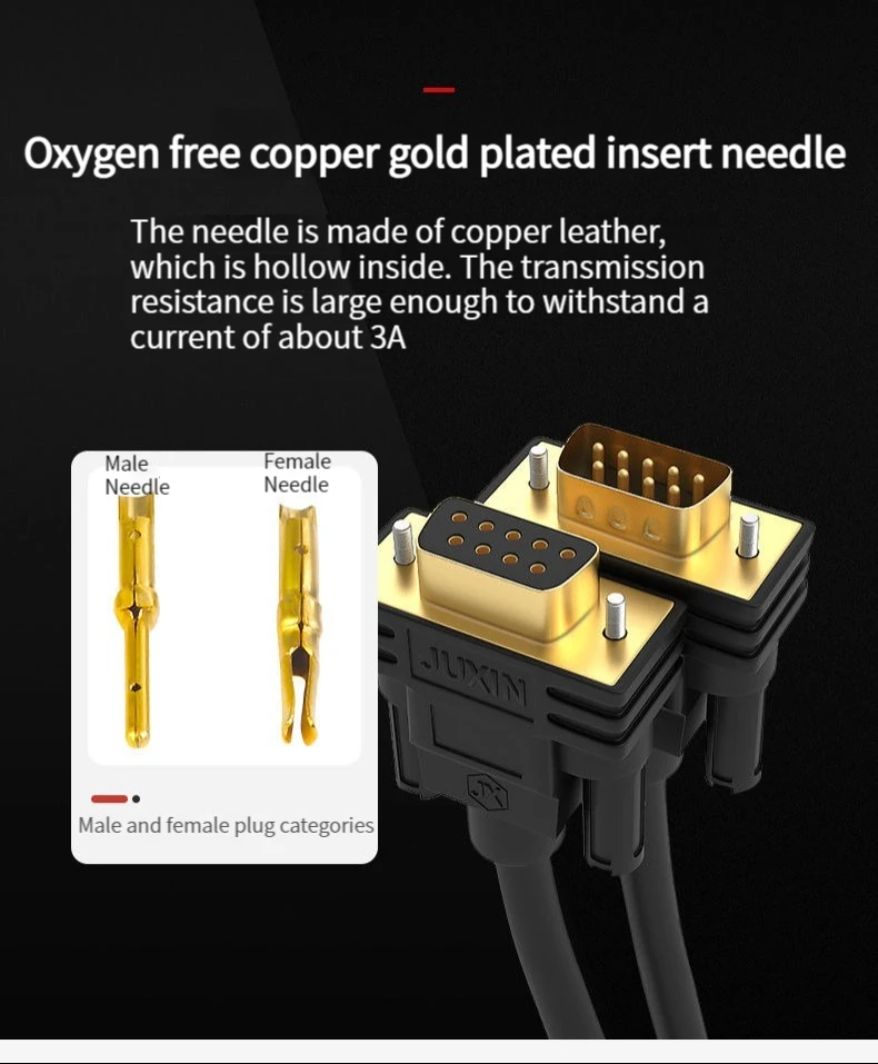 DB9 To RJ50 10P10C Crystal Head Connection Cable For NCR Verifone POS