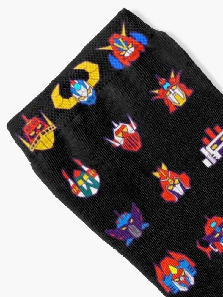 071b 70s Robots Color Socks funny gifts funny gift Socks Men's Women's
