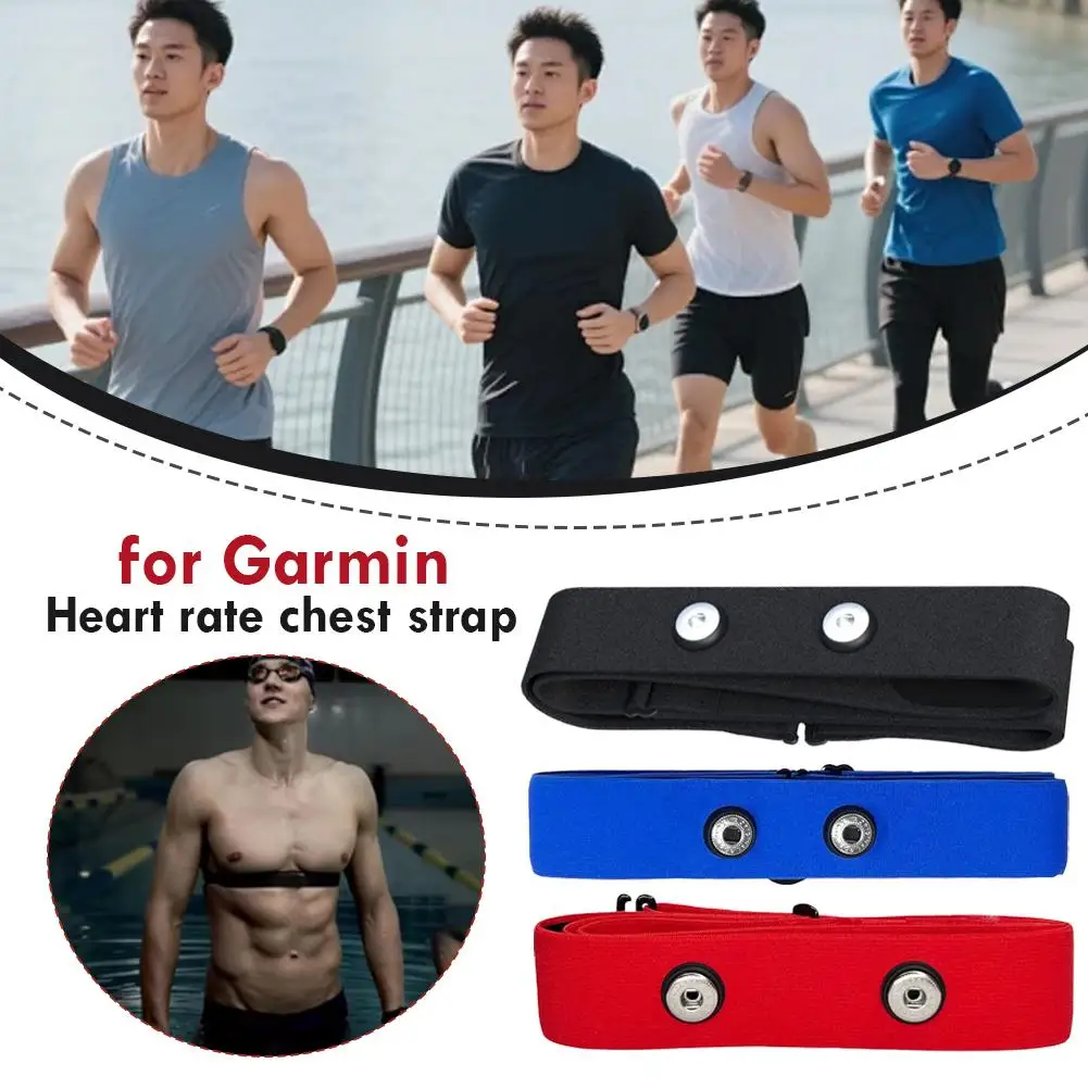 마긴크 블랙버드 심박수 체스트 스트랩 교체용 스트랩과 호환되는 가민 조절식 사이클링 심박수 스트랩