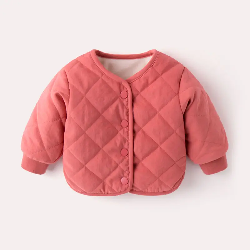 flocking cotton-padded clothes boy baby coat thickening cotton-padded jacket of the girls baby winter clothes the children