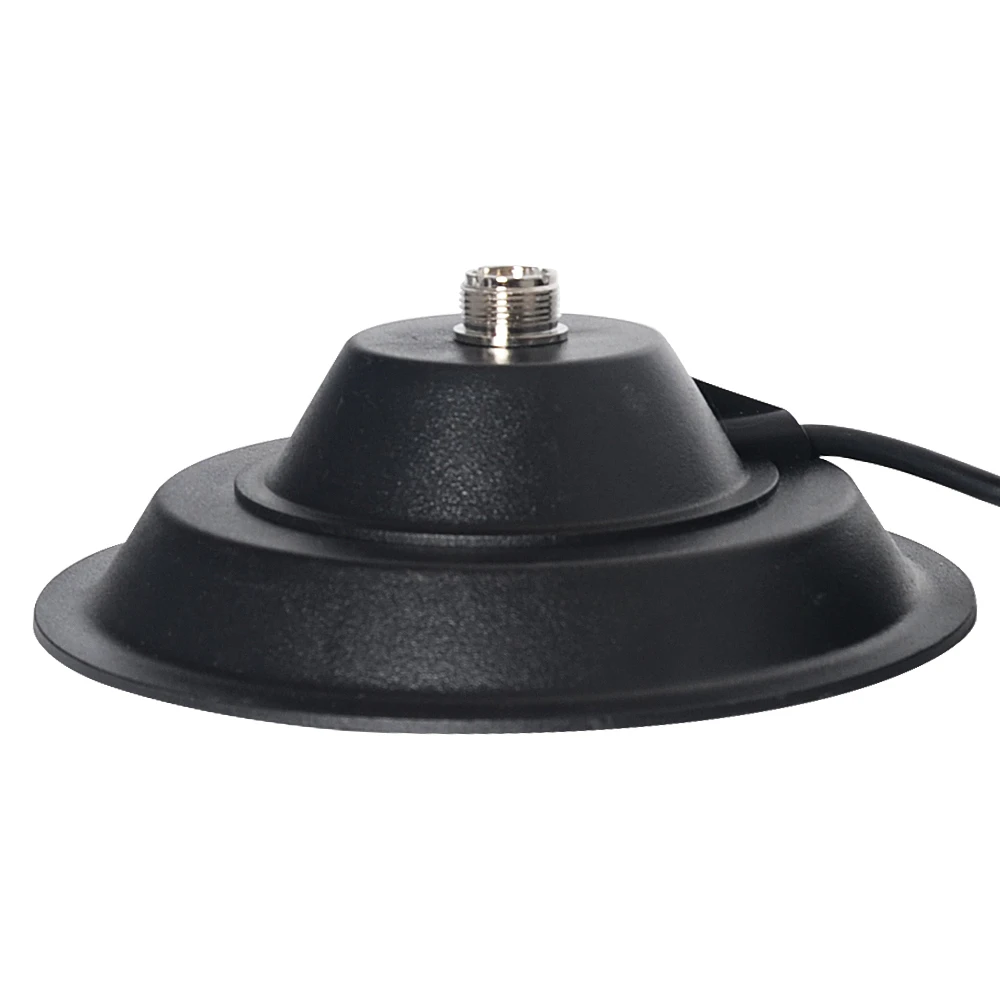 Big Magnetic Mount Base 12CM With 5M Extension Coaxial Cable For Baofeng TYT QYT KT-7900D Baojie BJ-218 Mobile Radio Antenna