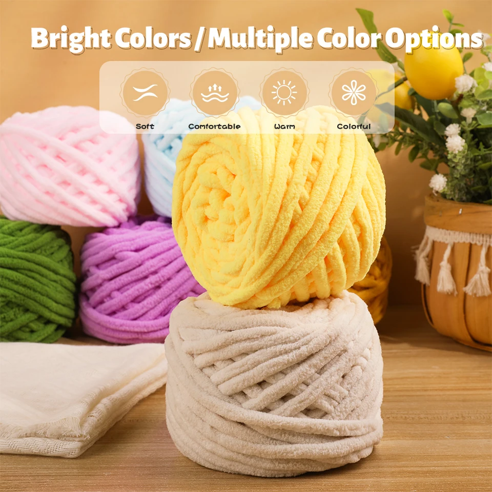 KRABALL 7mm Ice Bar Thread Scarf Hat Sweater Knitting DIY Handmade Craft Accessories Tools