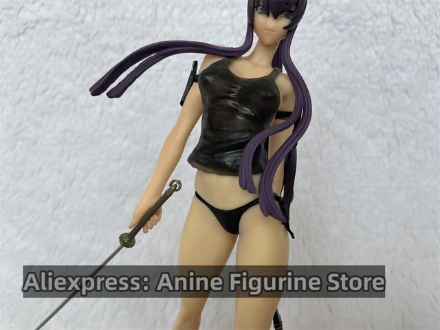  Anime Girl Figure Gakuen Mokushiroku - Highschool of The Dead -  Busujima Saeko - 1/8 Model Toys Action Figure Collection Anime Character  with Retail Box : Toys & Games