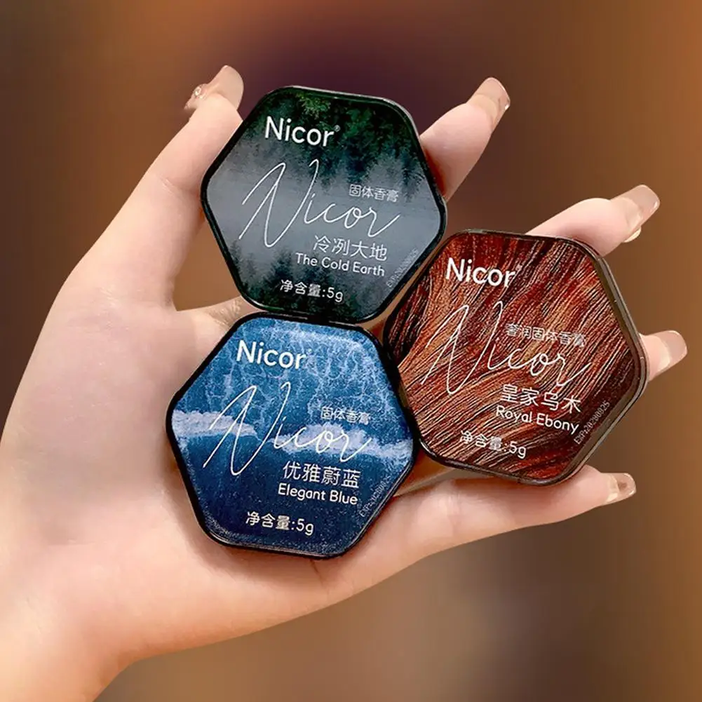 Portable Men And Women Pheromone Cologne Solid Perfume Lasting Perfume Stay Fresh Body Light Fragrance Durability Long Make M6U7