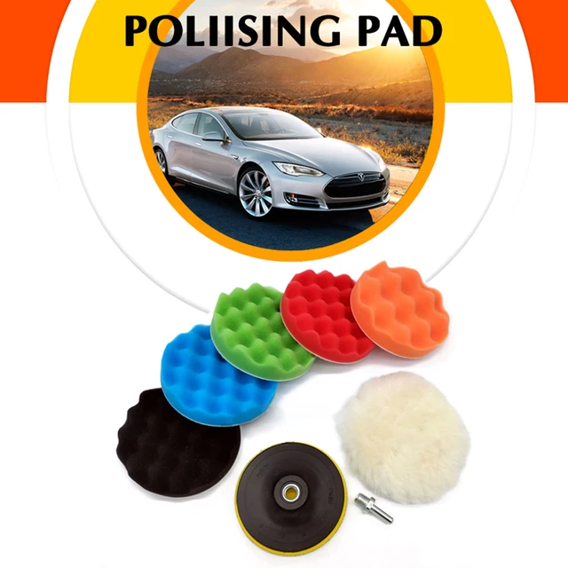 Auto Car Polishing Pad For Polisher Sponge Wheel Waxing Orange Car  Accessories Polishing Disc Wash Maintenance 4Inch 100mm - AliExpress