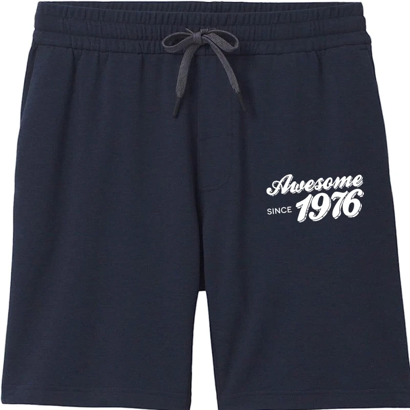 

Awesome Since 1976 Shorts 40th Birthday Gift Cotton Tops Shorts Harajuku Camisas 3D Printed Oversized Hip Hop men shorts