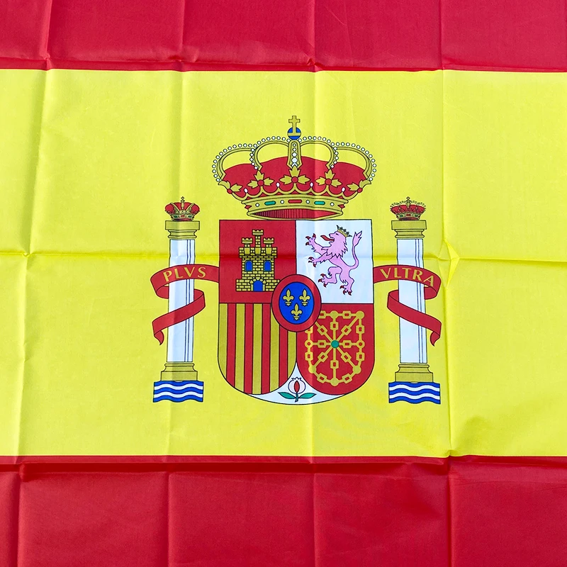 spain flag Banner   Hanging Flag Polyester Spain National Flag Banner Outdoor Indoor 150x90cm for Celebration big flag