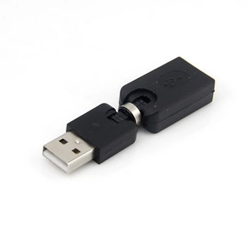 Flexible Swivel Twist Angle 360 Degree Rotating USB 2.0 Adapter Converter