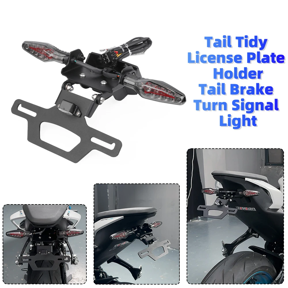 Plaque Support Béquille Latérale Moto - Aluminium CNC Pour Triumph 675SR / 675SR-R / 675NK 2024-2025