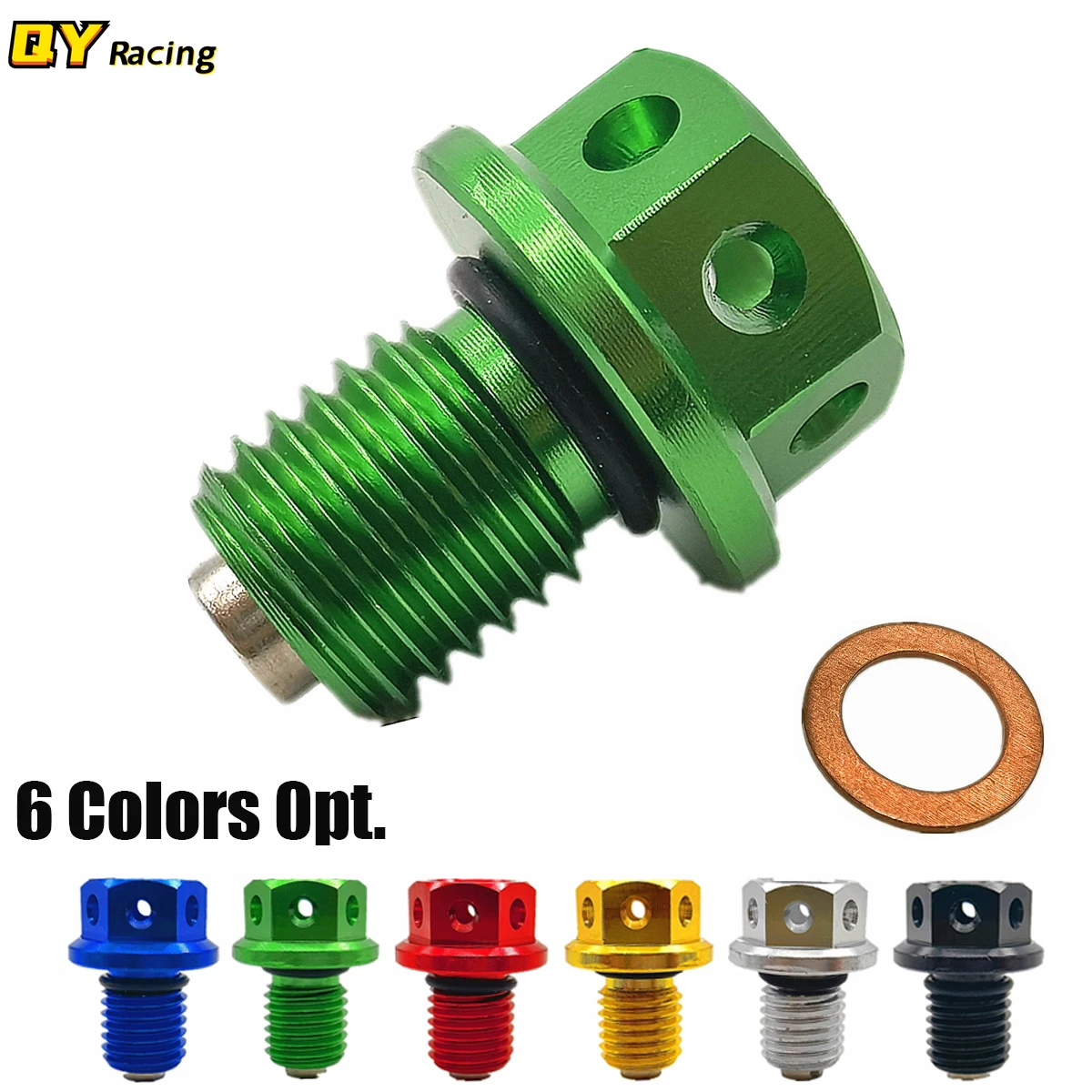 

Magnetic CNC Oil Drain Plug Bolt For Kwasaki ER4N ER6N ER6F Z1000 Z650 Z250 Z750 Z800 ZR750 ZX6R 7R 10R ZX11 12R 14R KLX125 110