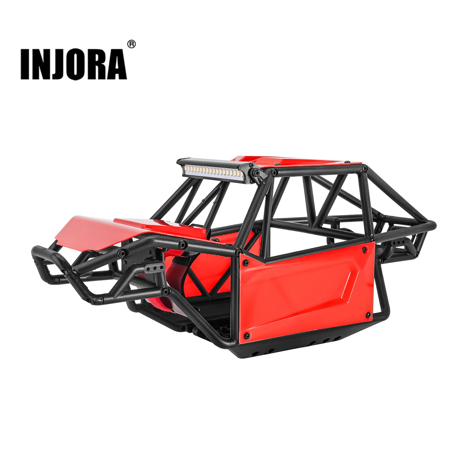 Sd2b99293aa1f48daa7e3cb5f93e2599de INJORA Nylon Rock Buggy Body Shell Chassis Kit for 1/10 RC Crawler Car Axial SCX10 II 90046 UTB10 Capra