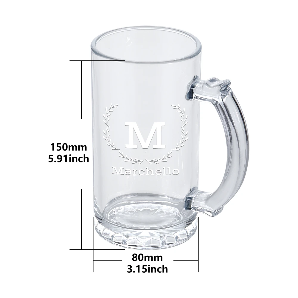 Personalized Gifts For Men Engraved Glass Beer Mug Beer Gifts Father's Day Birthday Present Him Dad Brother,glass cup