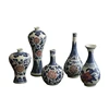 Jingdezhen Antique Underglazed Blue And White Porcelain Hand-painted Mini Water Vase Kungfu Tea Table Household Decorations 5