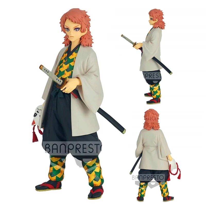 

Bandai Genuine Demon Slayer Anime Figure Vol.19 Sabito Action Figure Toys for Children Boys Girls Gifts Collectible Ornaments