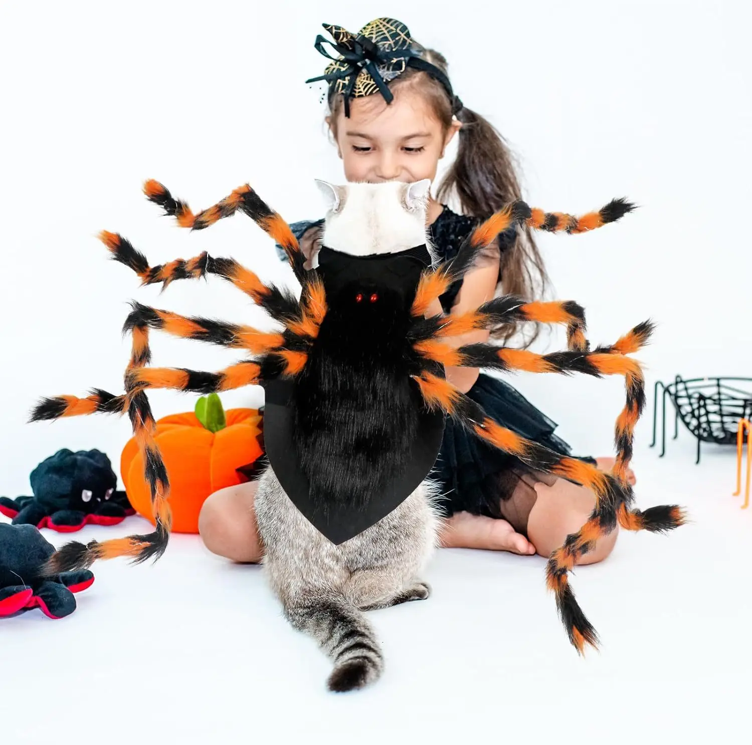 Glowing Spider Dog Costume 5