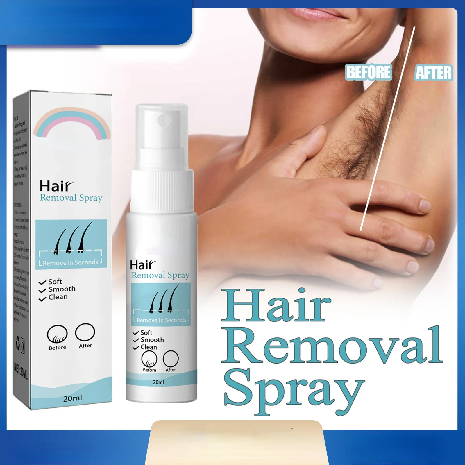 Permanent Hair Removal Spray for Ladies