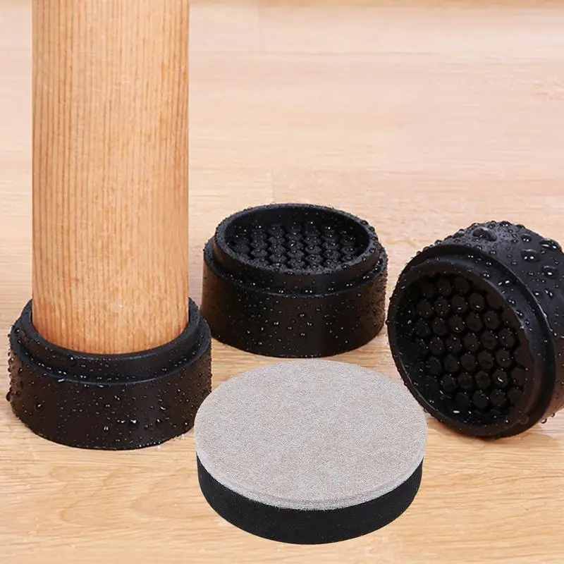 

4PCS Universal Washing Machine Anti-Slip Foot Mats Table Chair Leg Pads Shock Absorption Furniture Rubber Pad Floor Protectors