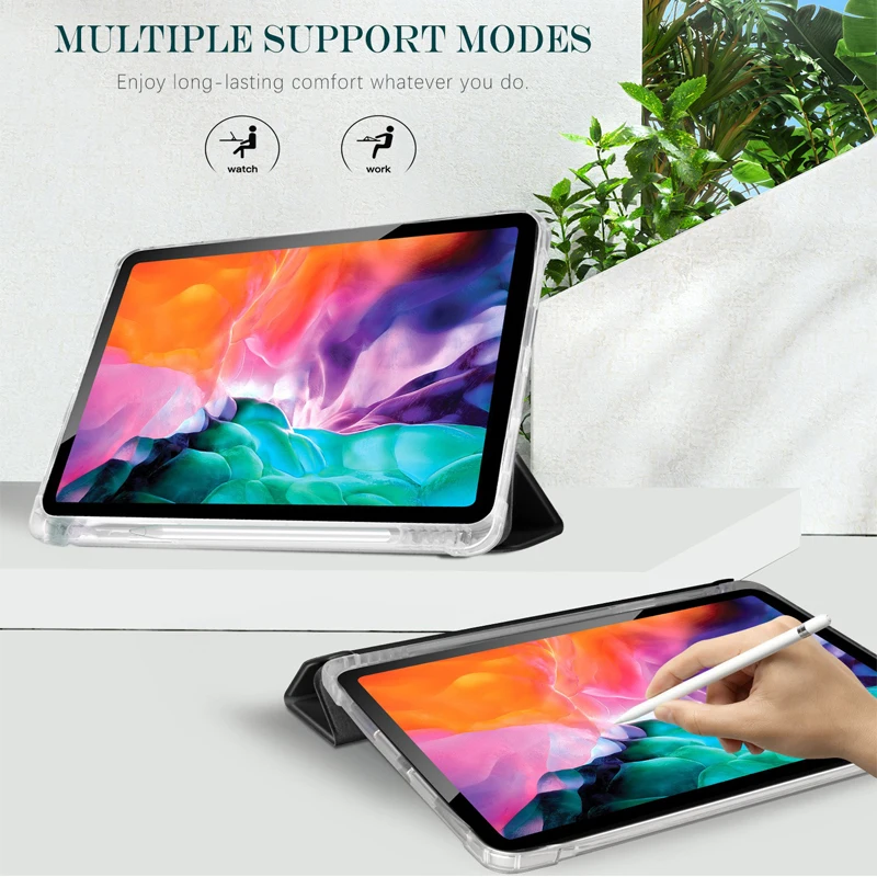 Sleek Matte Back Cover with Pen Holder