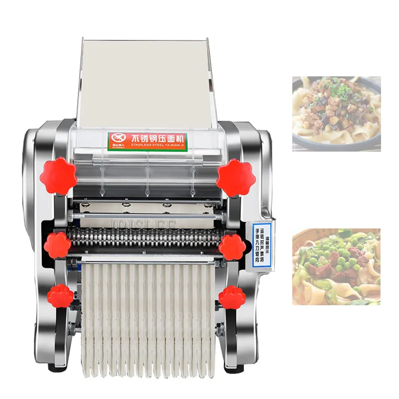 

Electric Noodle Maker Automatic Dumpling Wrapper Press Machine Dough Mixer Spaghetti Pasta Making Vegetable Noodles Cutter