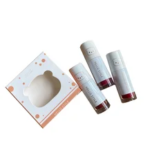 

HELLO STYLE cute bear lip glaze set lip mud lipstick gift box lip gloss cosmetics matte lipstick lipstick crayon free shipping