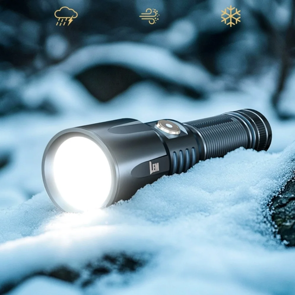 Rechargeable Aluminum Tactical Flashlight 3000 Lumens for Camping