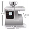 1170W High Efficient Sunflower Oil Press Machine Automatic Peanut Oil Press Machine Stainless Steel Sesame Oil Press Machine 1