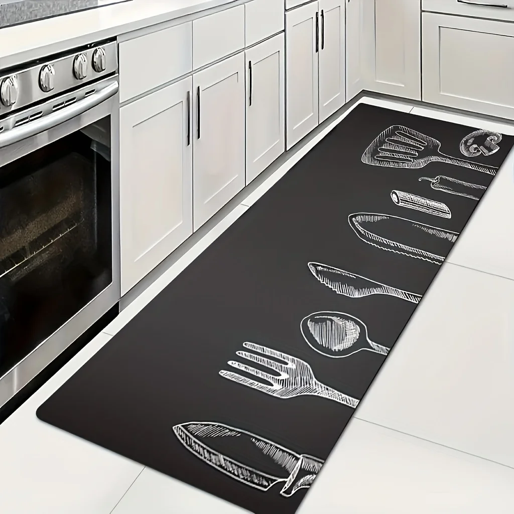 분필칠판 주방용품 규조토 주방 매트, 미끄럼 방지 고무 뒷면, 초흡수성, 욕실,..