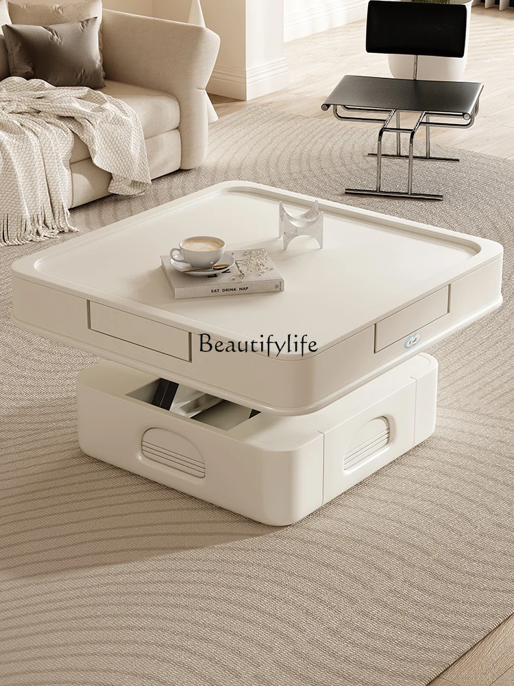 

Mahjong Table Automatic Coffee Table Double-Use Living Room Home Small Apartment