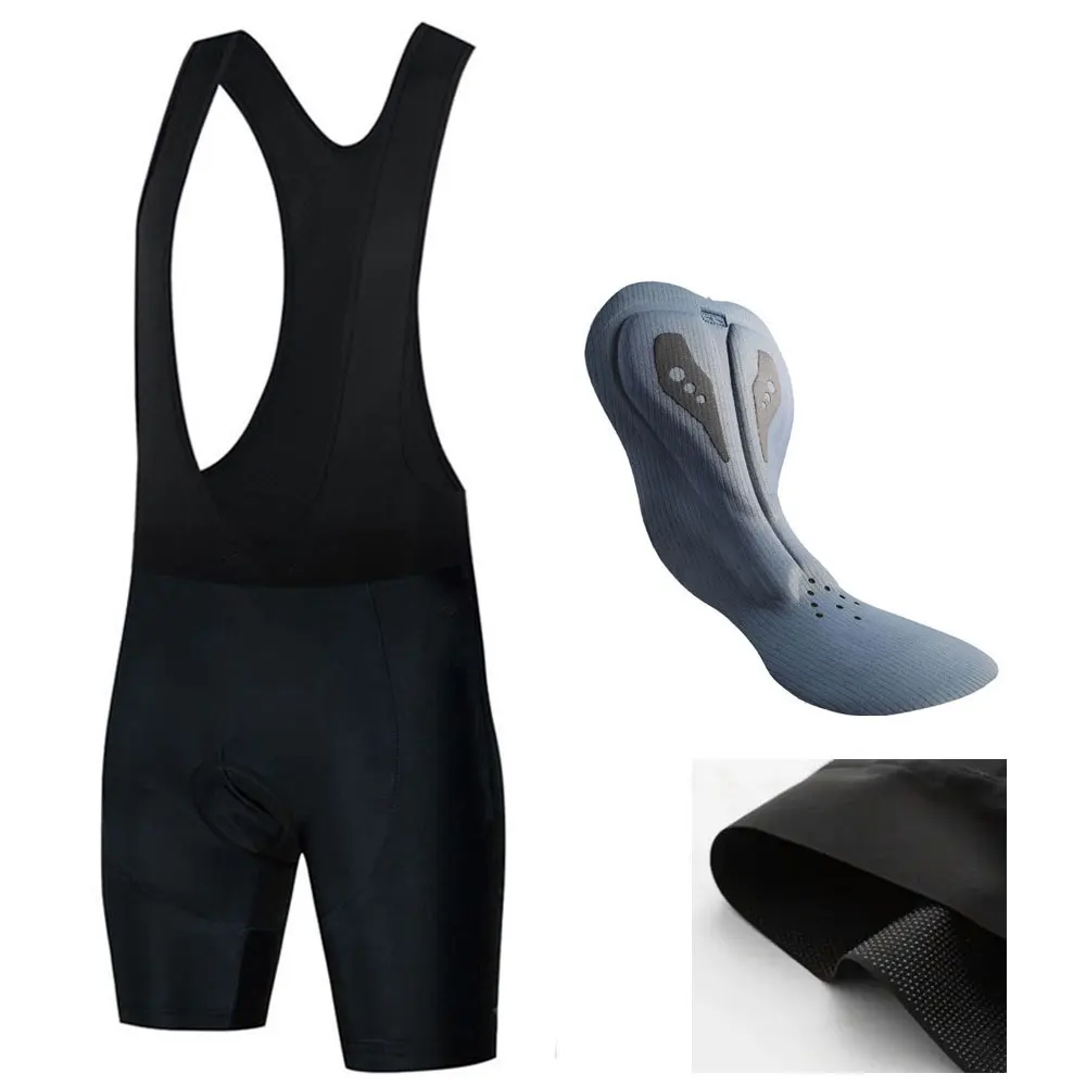 New Grey Bicycle Seat Cushion Men Summer Cycling Bib Shorts  7H Padded  Mountain Bike Bib ShortsBreathable Quick Dry MTB Pants 2