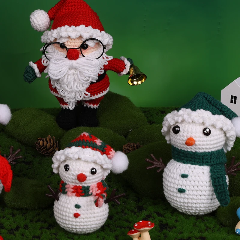 DIY Handmade Crochet Woven Christmas Material Package Christmas