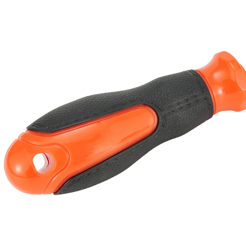 12-Inch Slotted Screwdriver with Ergonomic Rubber Handle