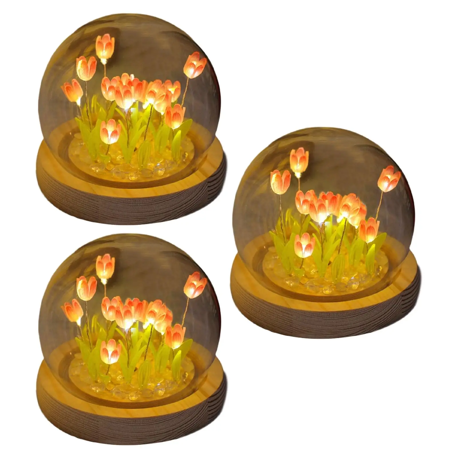 

DIY Night Light Tulip Light Materials Handmade Ambient Light Table