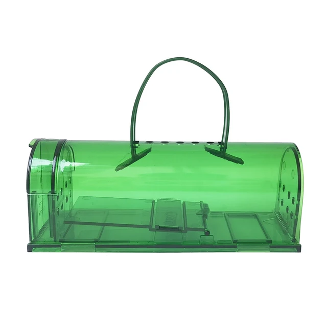 Egér Fogó Ketrec Beltéri Egyszerű, Tiszta Csapda Iroda Újrahasznosítható Biztonságos Önzárás - Image 6