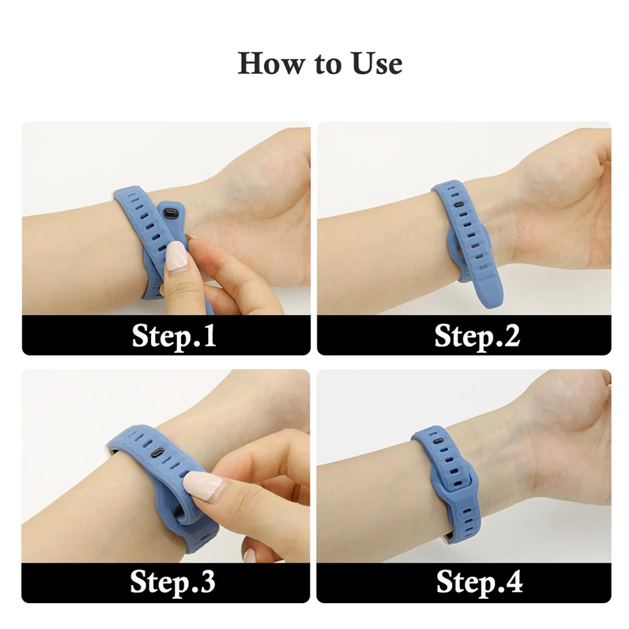 Men's Sports Silicone Waterproof Watch Band, 20mm/22mm Replacement Strap