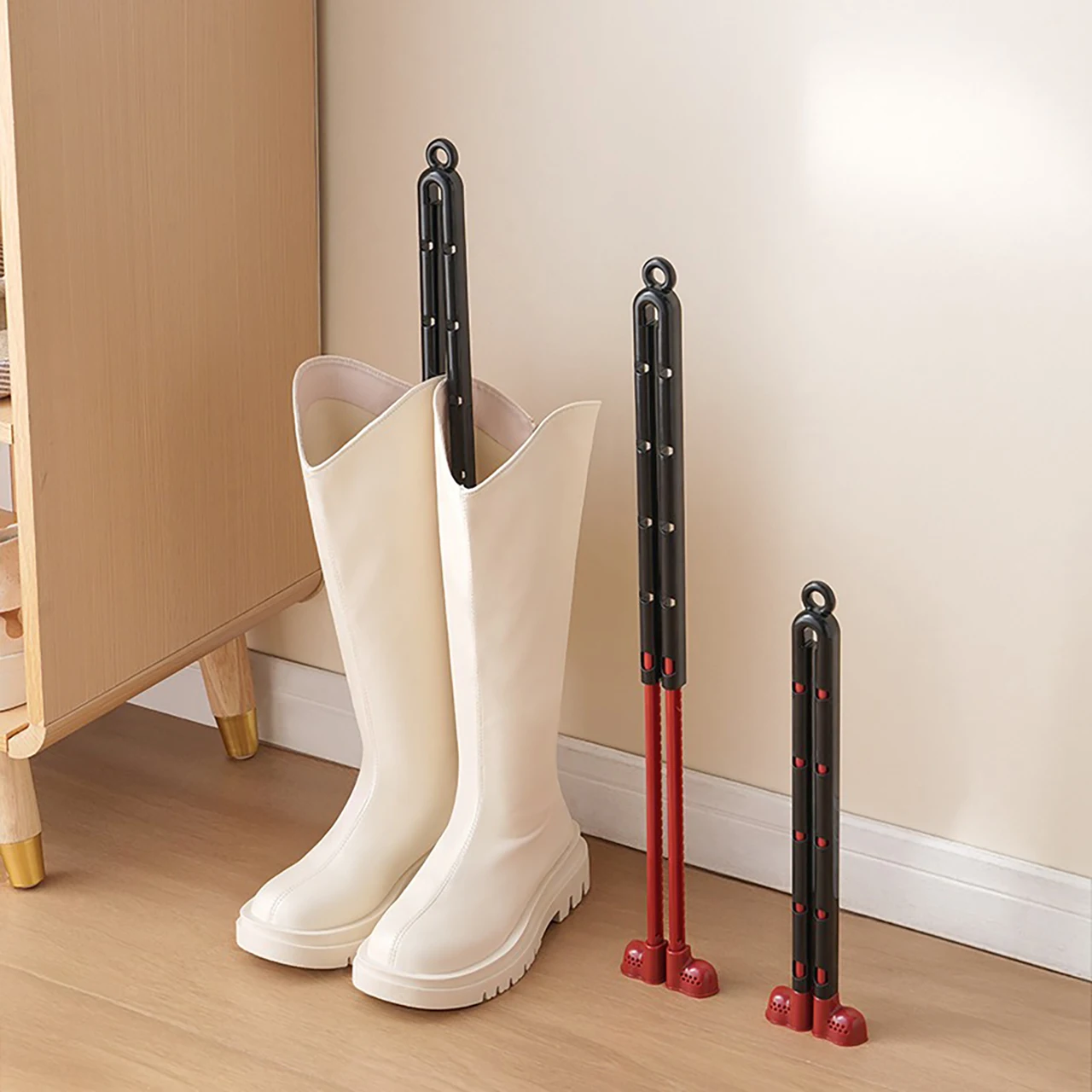 Telescopic Boot Shapers Rack Anti-Deformation Mid-Calf Boot Support Holder Stretchers Boot Maintenance and Shape Protection