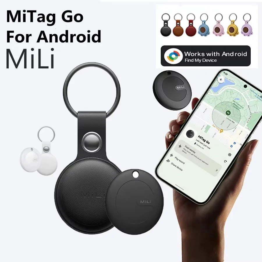 MiLi Smart Tracker Mitag Bluetooth Locator Mobile Pet Elderly Kids Keys Finder Anti-Lost Device For Android Find My Hot Selling 2
